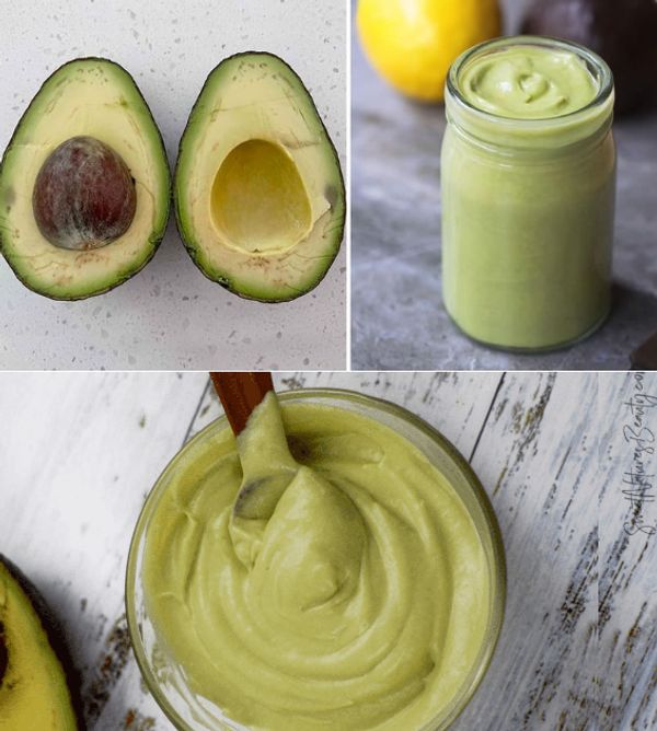 Delicious avocado mayonnaise