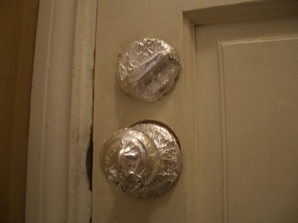 The Foil-on-Door Knob Trick: A Simple Safety Hack