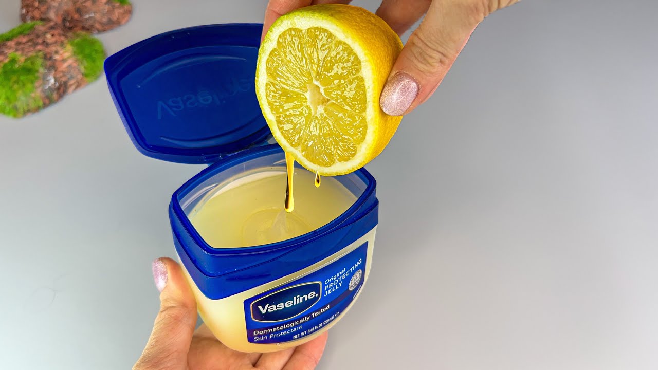 The Wonders of Vaseline and Lemon: A Match Made in Skincare Heaven