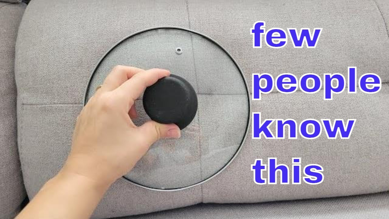 The Pot Lid Trick: A Clever Solution for Cleaning Couches and Carpets