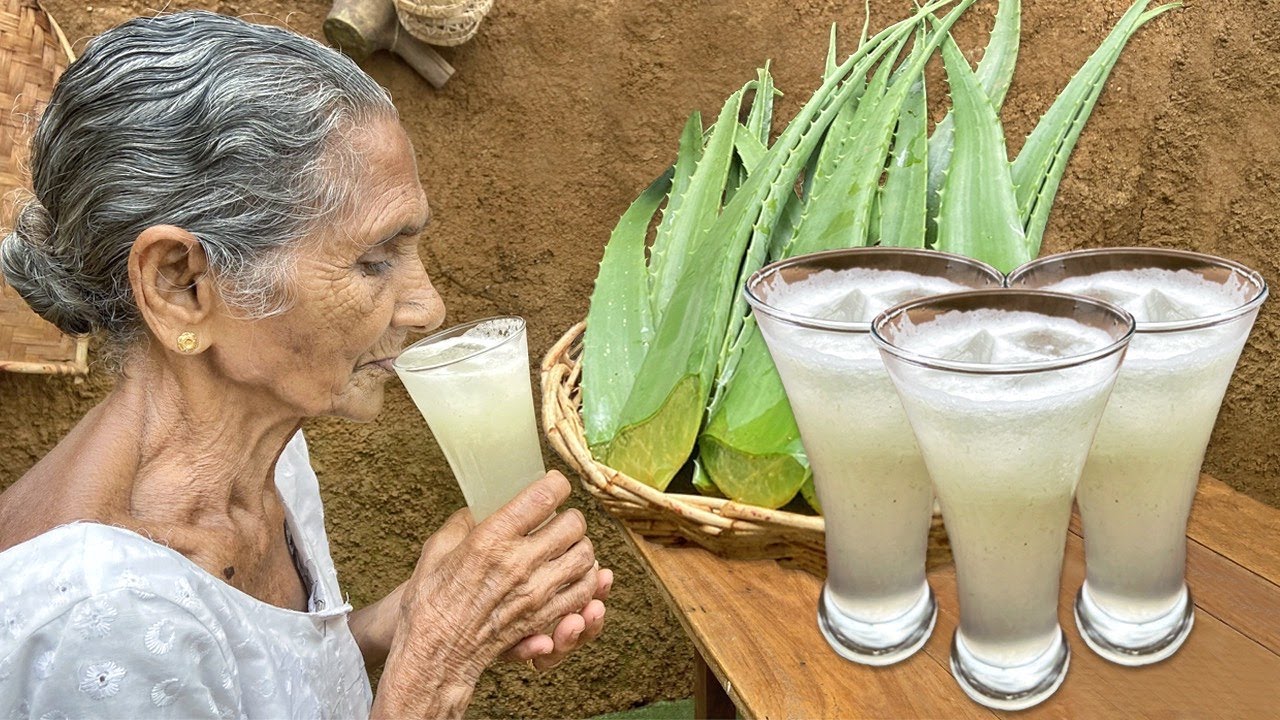 Refreshing and Revitalizing: Grandma’s Natural Aloe Vera Juice