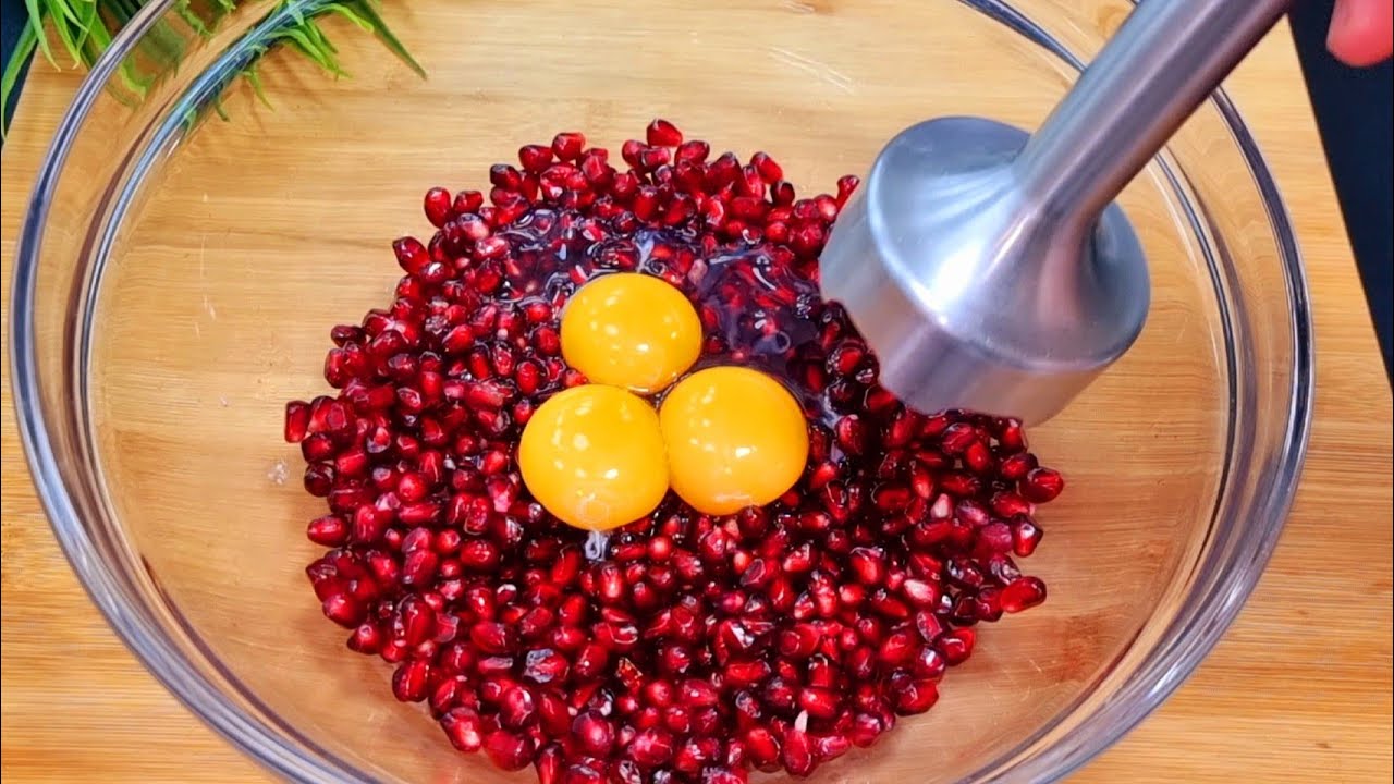 The Pomegranate-Egg Delight: A Culinary Surprise