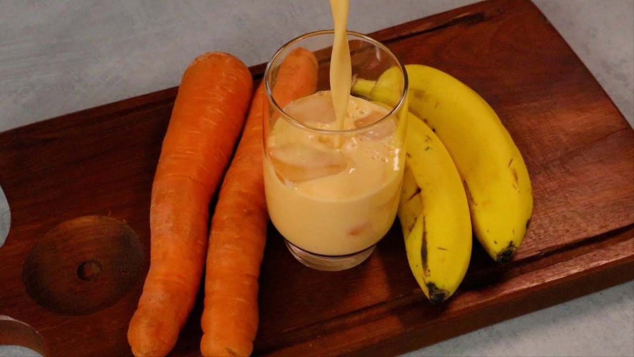 Energize Your Day with a Refreshing Carrot Banana Juice