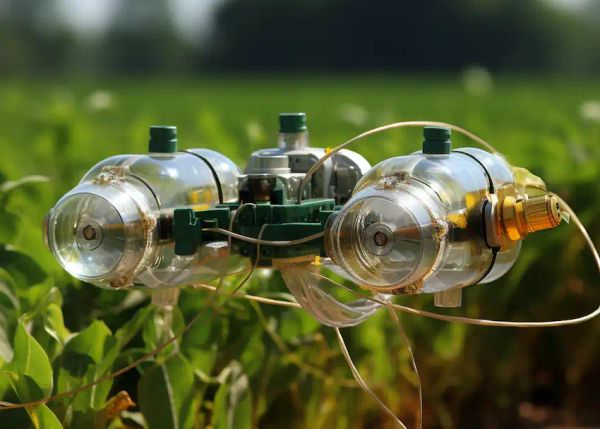 a rotating irrigation sprinkler