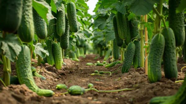 beautiful cucumbers